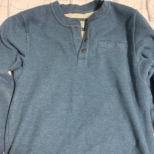 LL Bean men’s pullover Sherpa lined